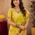 Parrot soft silk blend banarasi jacuard work pethani saree with unstitched blouse piece
