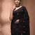 Black cotton soft saree with pompom