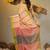Grey cotton soft saree with stripe pattern