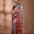 White bengal tant pure cotton saree with zari border