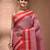 Red bengal tant pure cotton saree with red border