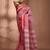 Red bengal tant pure cotton saree with red border