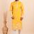 Men viscose silk embroidered designer kurta set