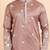 Men viscose silk embroidered designer kurta set