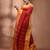 Red tant pure cotton saree with zari border