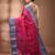 Pink tant pure cotton saree with zari border