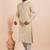 Men viscose silk embroidered designer kurta set