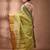 Pastel green tant pure cotton saree with contrasting zari border