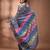 Light grey silk cotton handwoven soft jamdani saree