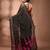 Black silk cotton handwoven soft jamdani saree