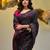 Black silk cotton handwoven soft jamdani saree