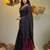 Black silk cotton handwoven soft jamdani saree