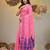 Pink silk cotton handwoven soft jamdani saree