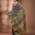 Grey silk cotton handwoven soft jamdani saree