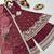 Maroon  designer embroidered top plazzo dupatta set for party and wedding