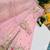 Pink mal chanderi codding embroidery siqunce work kurta sharara with duppta set