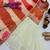 Orange designer embroidered silk blend party wear sharara suit and dupatta set