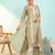 Women's olive green cotton embroidered straight kurta set with dupatta and pant