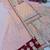 Peach designer embroidered top plazzo dupatta set for party and wedding