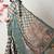 teal cotton blend checks print golden zari woven border saree with unstitched blouse piece