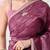 magenta tissue crush embellished lace border saree with unstitched blouse piece