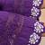 Royal purple embroidered cotton kurta palazzo set with dupatta