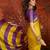 Yellow silk cotton zari saree with unstitched blouse piece.