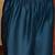  teal blue roman handwork kurti pant set with muslin print dupatta