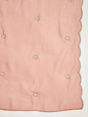  rust shimmer zari kurti sharara set 7
