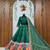 Green Navratri Designer Mirror Work Lehenga