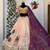 Peach Navratri Embroidery Chaniya Choli