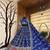 Blue Navratri Mirror Work Chaniya Choli