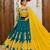 Yellow Navratri Mirror Work Lehenga