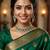 Green necklace set with earrings & maang tikka | kundan & agate stone | lacquer plating