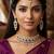 Purple necklace set with earrings & maang tikka | kundan & agate stone | lacquer plating