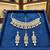 Pink necklace set with earrings & maang tikka | kundan & agate stone | lacquer plating