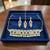 Multicolor necklace set with earrings & maang tikka | kundan & agate stone | lacquer plating