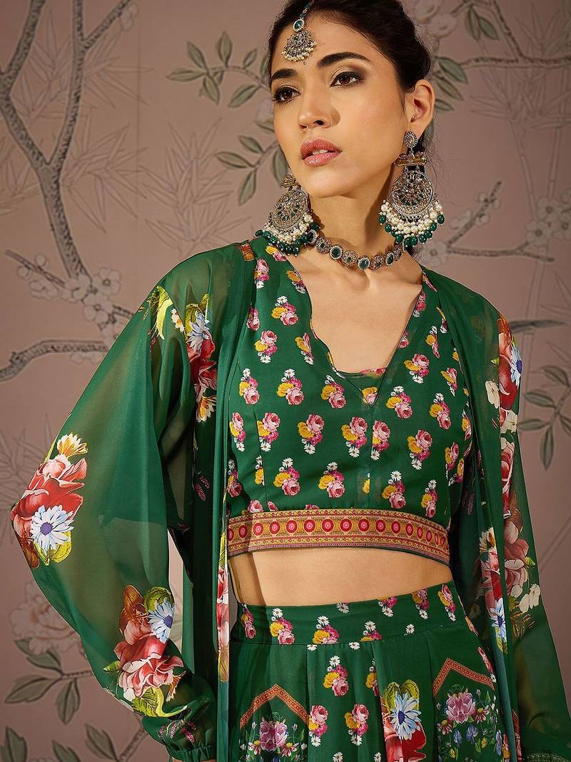 Printed Ready to Wear Lehenga &
