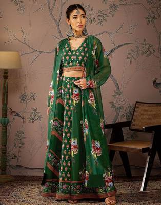 Printed Ready to Wear Lehenga & 6