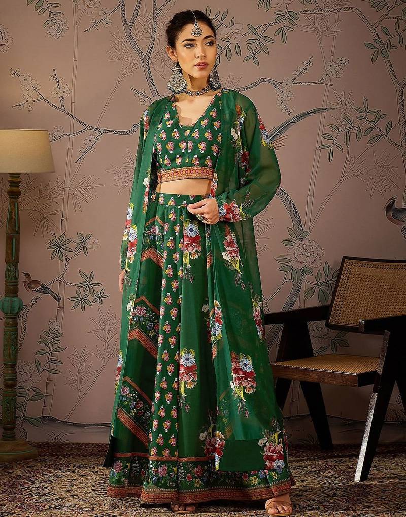 Printed Ready to Wear Lehenga &
