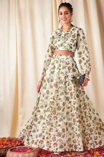 Printed Ready to Wear Lehenga & Choli