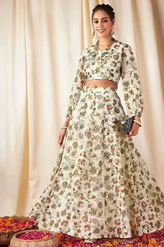 Printed Ready to Wear Lehenga & Choli