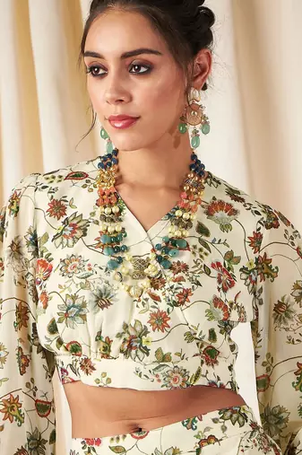 Printed Ready to Wear Lehenga & Choli