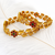 Set of 2 bangles, leaf & vine design, traditional indian wear, ruby & emerald stones, festive occasion
