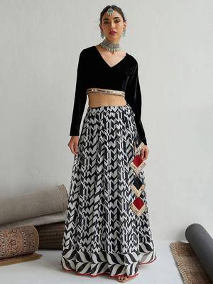 Embellished Sequinned Ready to Wear Lehenga & Choli 1