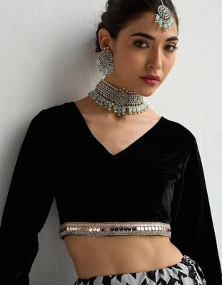 Embellished Sequinned Ready to Wear Lehenga & Choli 2