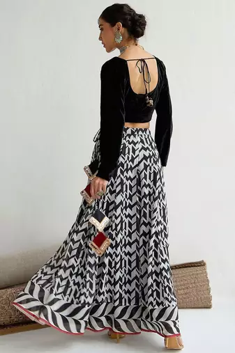 Embellished Sequinned Ready to Wear Lehenga & Choli