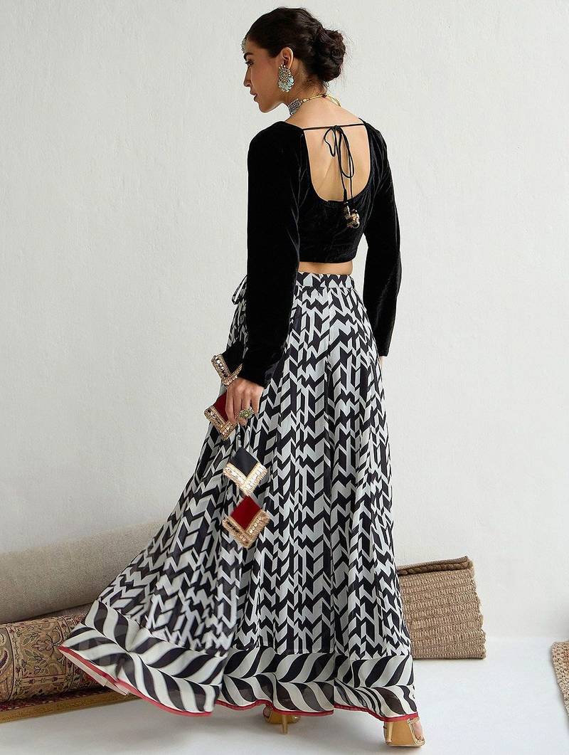 Embellished Sequinned Ready to Wear Lehenga & Choli