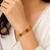 Set of 2 bangles, leaf & vine design, traditional indian wear, ruby & emerald stones, festive occasion