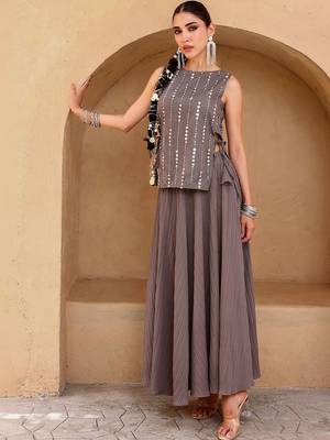 Embellished Sequinned Ready to Wear Lehenga & Choli 1